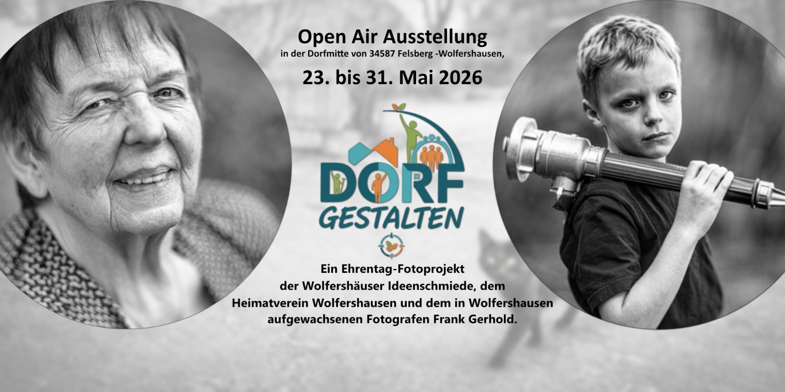 Open Air Fotoausstellung "DorfGestalten" - Ausstellung mit Bildern von Frank Gerhold